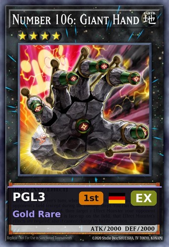 Numero 106 mano gigante - numero, 106: