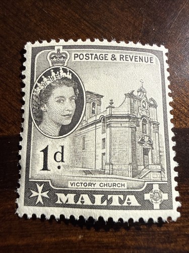 Francobollo malta qeii 1956 - malta,