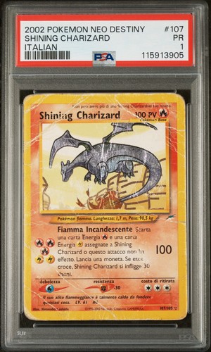 Pokemon shining charizard psa - pokemon,