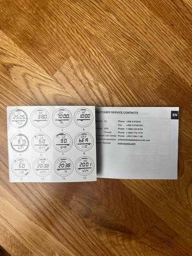 Manuale originale suunto - manuale,