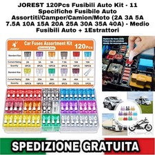 120 Fusibili Auto Moto Kit, 11