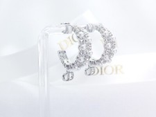 Dior crystal hoop - cd,