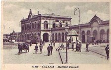 Catania-Stazione Centrale con Tram-1935