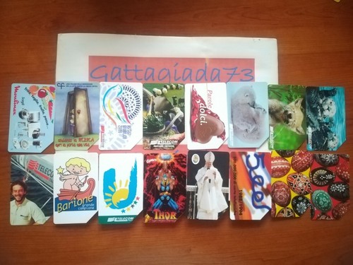 Lotto schede telefoniche - 16,