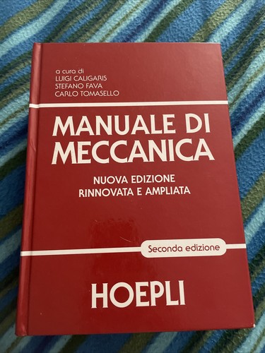 Manuale meccanica hoepli - di,