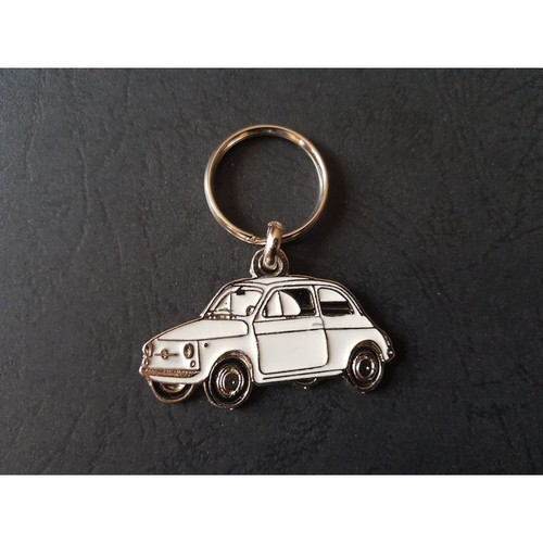 Portachiavi profilo fiat 500 - portachiavi,