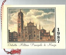Calendario Distretto Militare Principale di Monza Anno 1987. Con Cordoncino O...