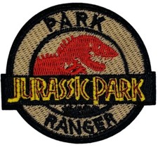 Patch toppa Jurassic Park Ranger immagine da stirare toppe applicazione dinosauro