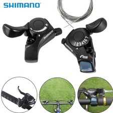 Set Cambio Pollice Shimano SL-TX30 3/6/7/18/21 Velocità MTB Bici Bicicletta