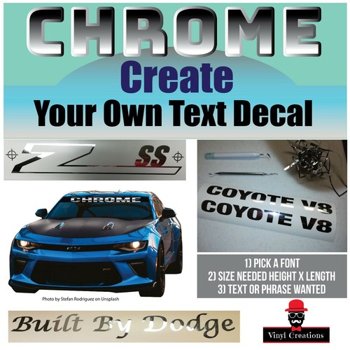 Decalcomanie personalizzate - , in