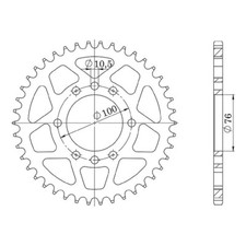 Corona in acciaio 37 denti