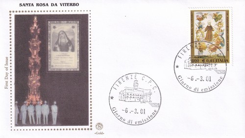 Santa rosa viterbo fdc - santa, da