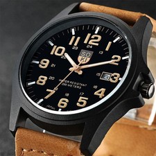 Orologi Uomo Militare Pelle