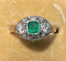 Fede nuziale 2,00 ct smeraldo