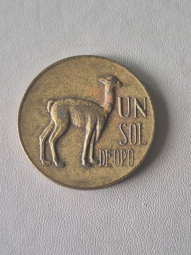 Moneta perù sol oro 1967 - moneta,