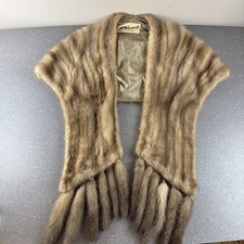 Stola pelliccia lunga visone