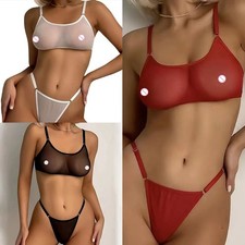 Reggiseno perizoma rete