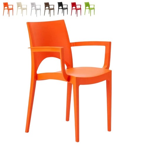Sedie plastica con - in,