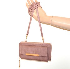 Portafoglio donna rosa oro