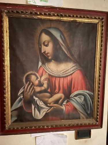 Olio tela madonna - olio,
