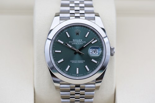 Rolex 126300 verde come nuovo