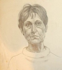 Quadro vintage a matita