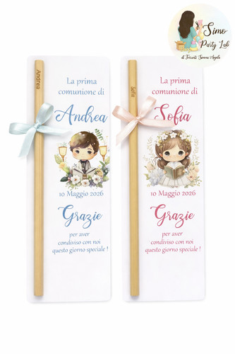 Segnaposto matita comunione - segnaposto,