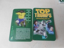 figurina CARD TOP TRUMPS  LEGGENDE DEL CALCIO 2005-BRASILE-ROMARIO