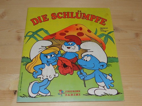 Album figurine panini puffi - figurine,