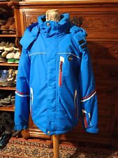 giubbotto azzurro uomo sci montagna inverno M neve antipioggia