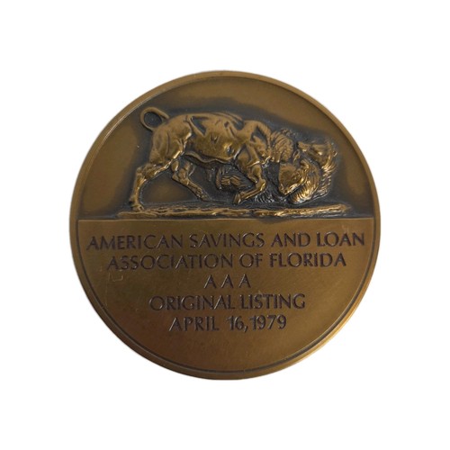 Medaglia bronzo new york - medaglia, 3"