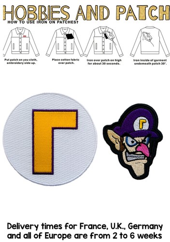 Set patch waluigi - 2,