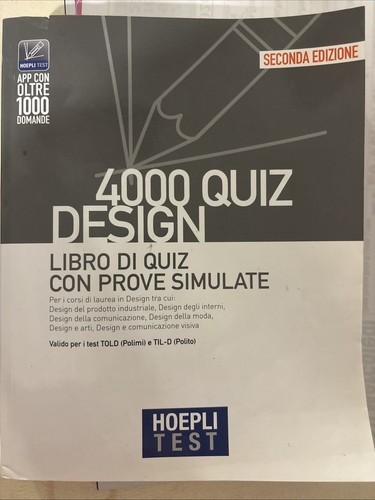 Hoepli test design 4000 - test,