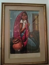 Wax On Canvas Painting