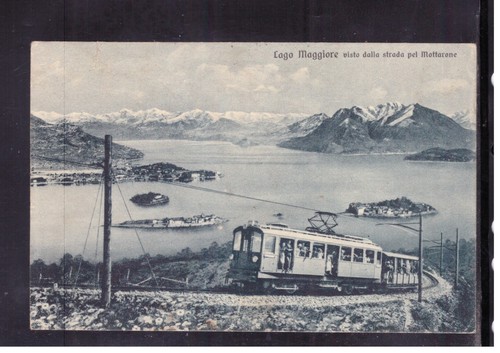 Cartolina lago maggiore visto - maggiore,