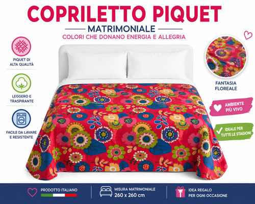 Copriletto estivo matrimoniale - copriletto,