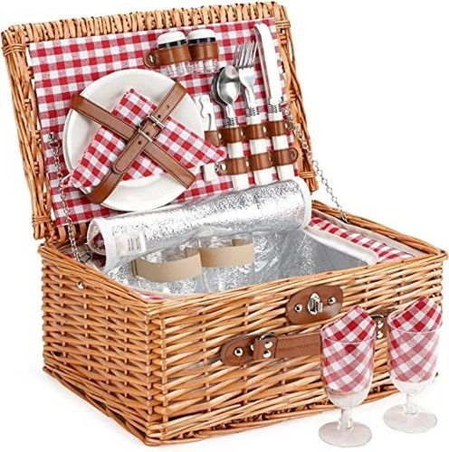 Set cesto picnic vimini - da, in