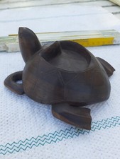 TARTARUGA LEGNO DIPINTO SCURO