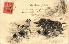 CPA AK Kurzhaar DOGS (746013)