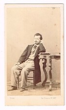 Albumin photograph THE THINKER