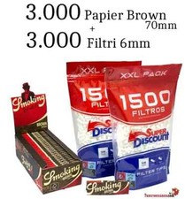 3.000 Cartine Brown 70mm +