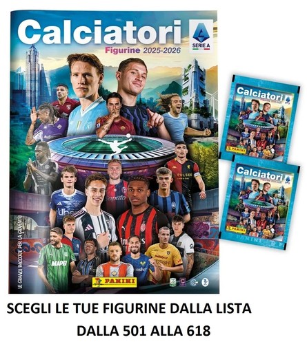 Calciatori panini 2025 - calciatori, 2025/26