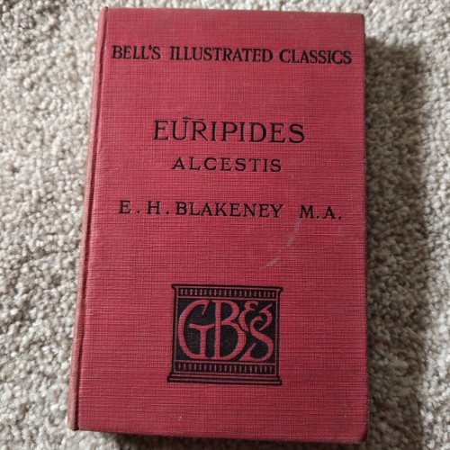 Euripides alcestis 1925 - euripides,