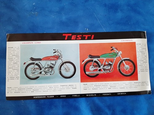 Depliant testi champion - testi,
