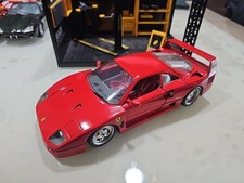 Burago 3032 1987 Ferrari F40 1:18 Modellino Auto - Rosso 