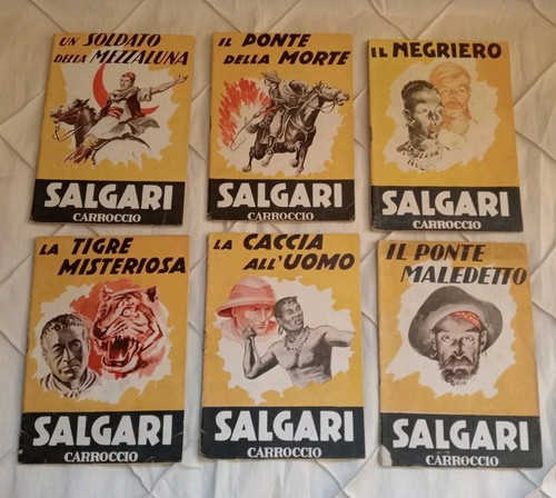 Lotto collana salgari - n.,