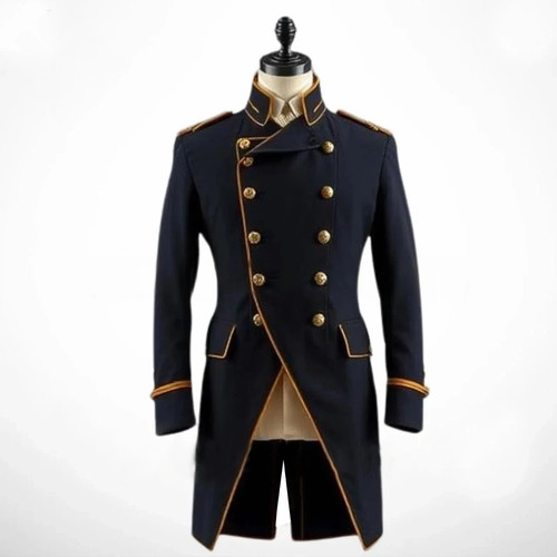 Men black wool - wool, victorian