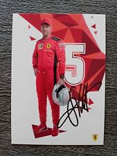 Sebastian Vettel cartolina