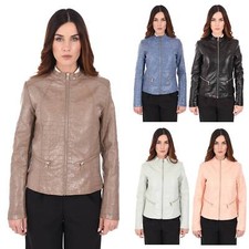 Giubbotto Donna Eco Pelle Slim