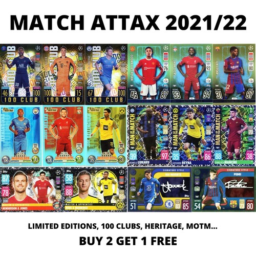 Match attax 2021 22 - 2021/22, 21/22